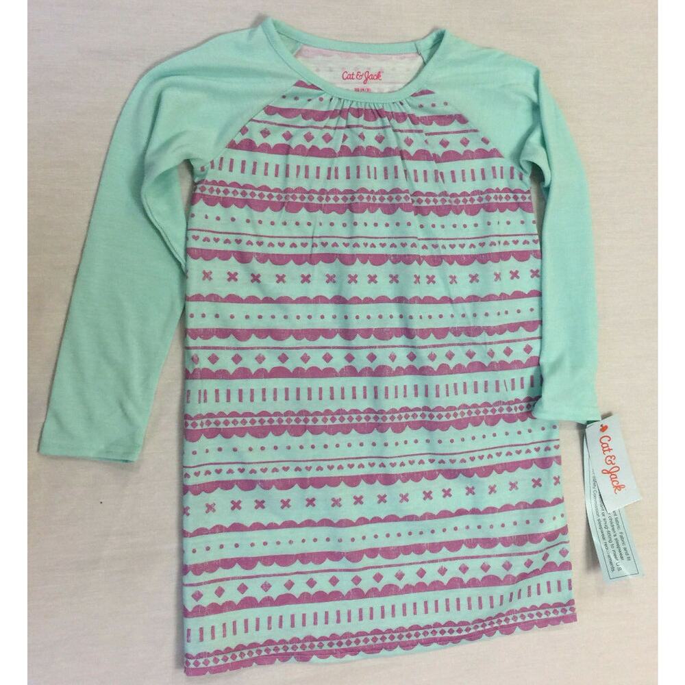 🫐 NWT CAT JACK GIRLS SLEEPWEAR SIZE XS 4-5 🫐